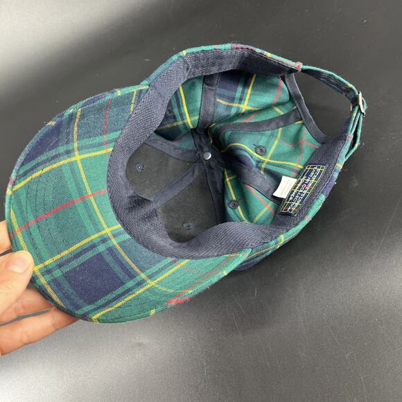 The Old Course St. Andrews Links Hat Cap Golf Tartan Collection Plaid OSFA - Picture 8 of 12
